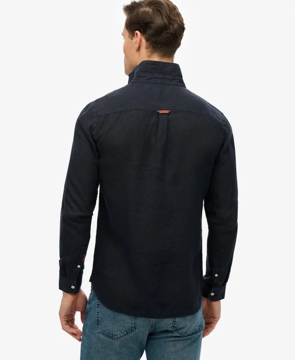 Embroidered Vacation Linen Shirt