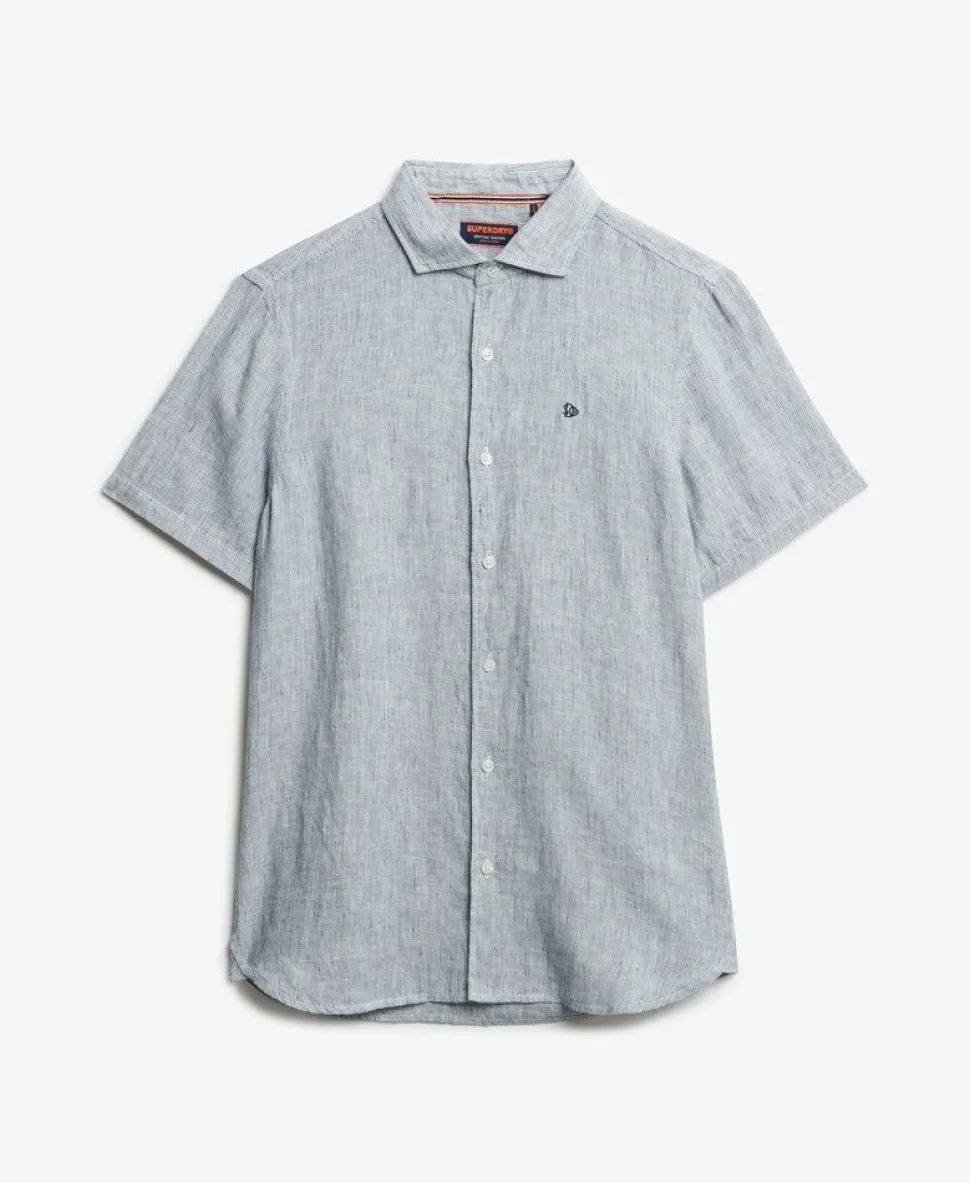 Embroidered Vacation Linen Shirt