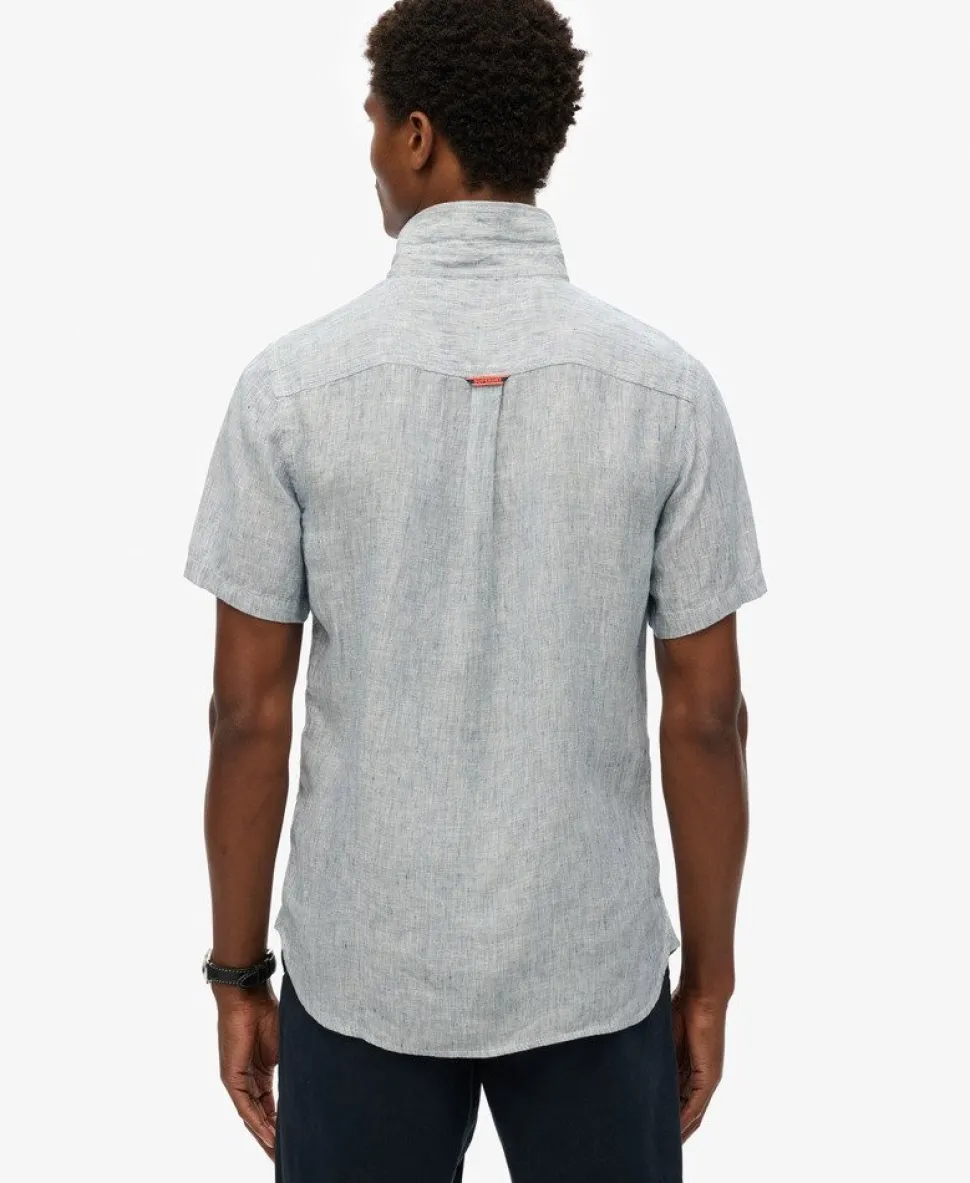 Embroidered Vacation Linen Shirt