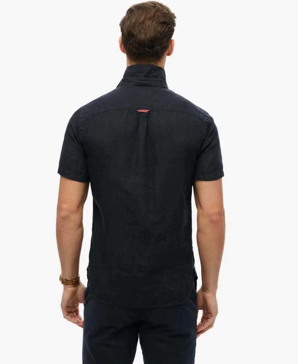 Embroidered Vacation Linen Shirt