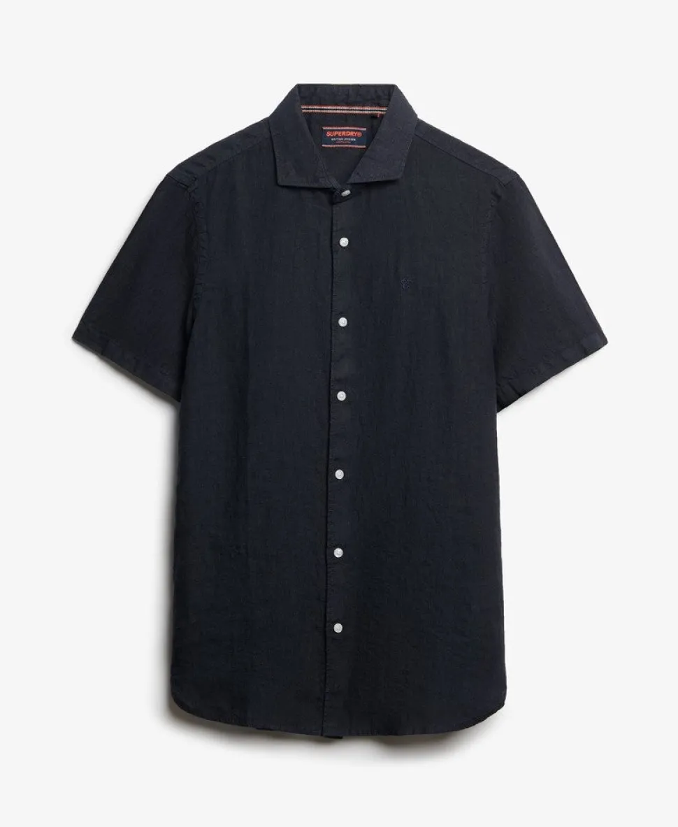 Embroidered Vacation Linen Shirt