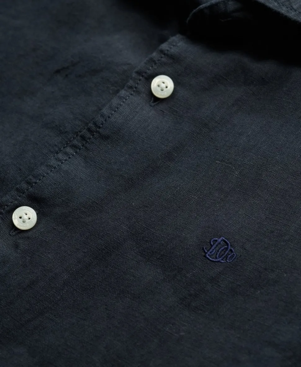 Embroidered Vacation Linen Shirt