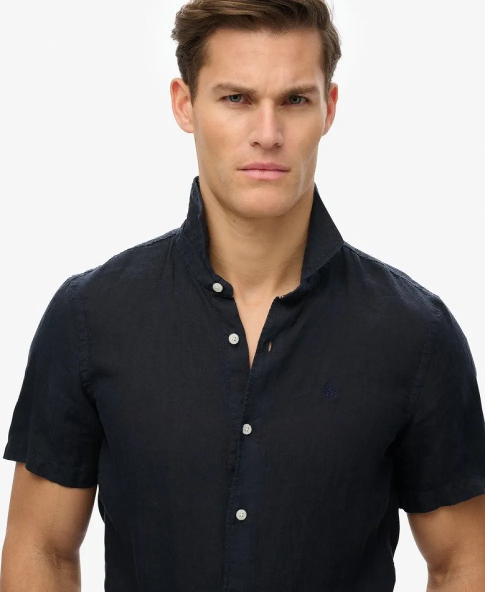 Embroidered Vacation Linen Shirt