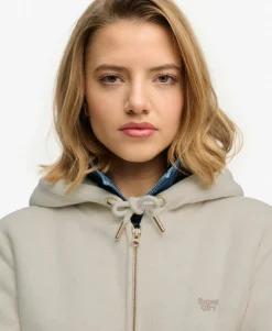 Essential Borg Lined Zip Hoodie