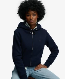 Essential Borg Lined Zip Hoodie