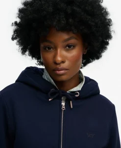 Essential Borg Lined Zip Hoodie