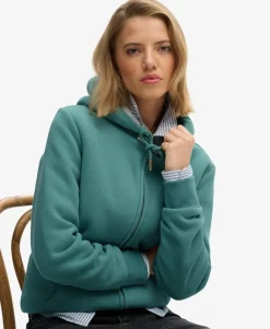 Essential Borg Lined Zip Hoodie