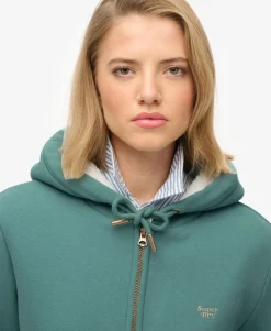 Essential Borg Lined Zip Hoodie