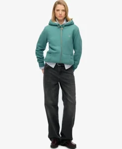 Essential Borg Lined Zip Hoodie