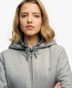 Essential Borg Lined Zip Hoodie