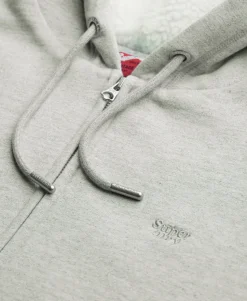 Essential Borg Lined Zip Hoodie