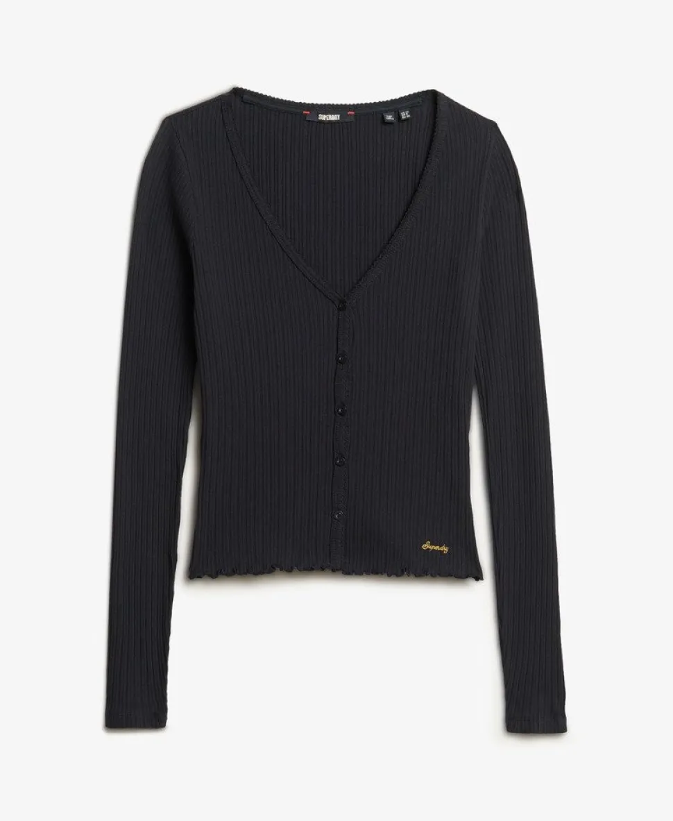 Essential Button Long Sleeve Top