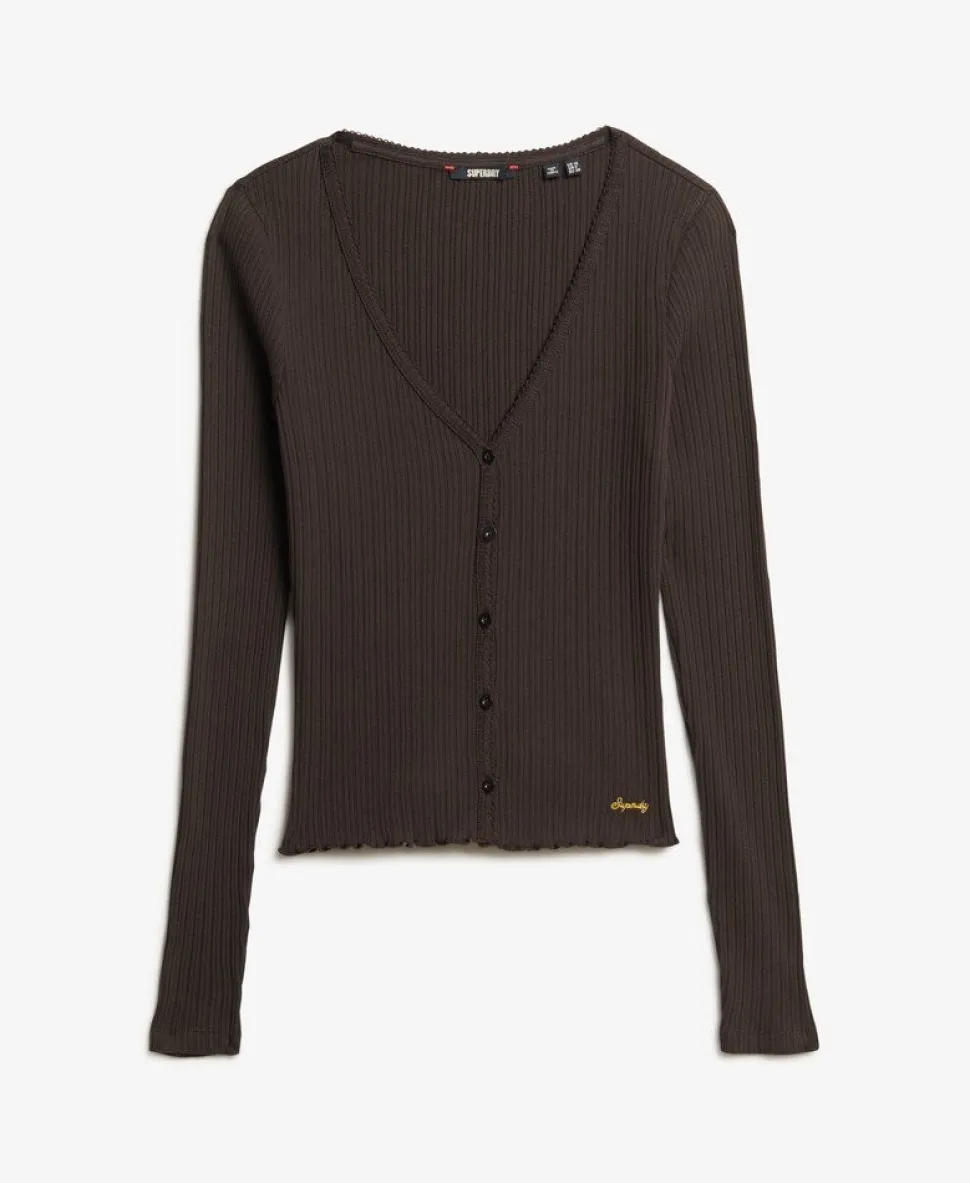 Essential Button Long Sleeve Top