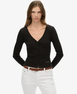 Essential Button Through Long Sleeve Top