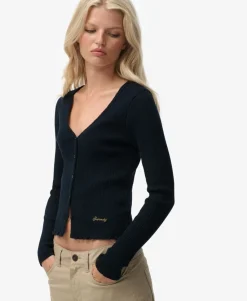 Essential Button Through Long Sleeve Top