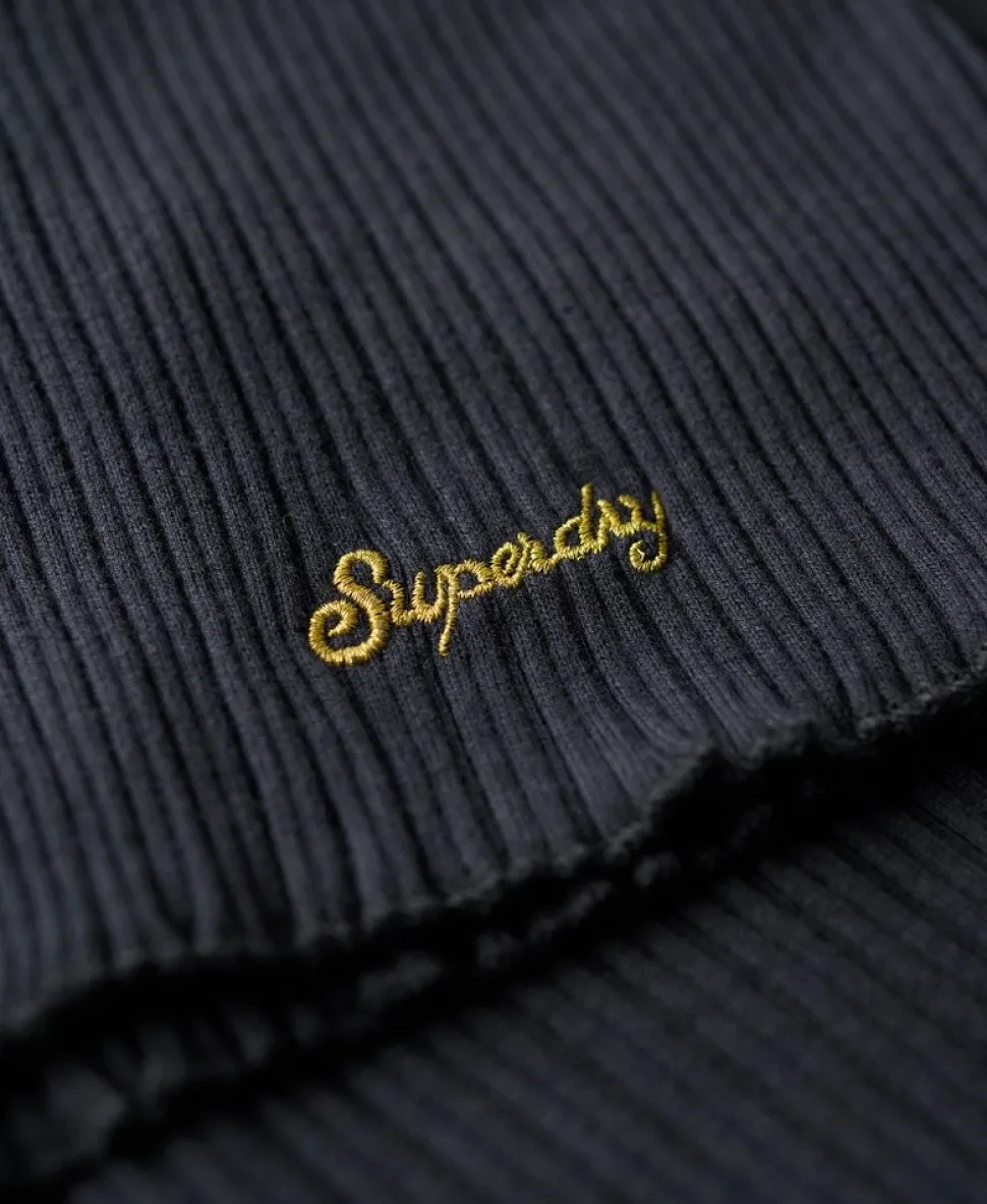 Essential Button Through Long Sleeve Top