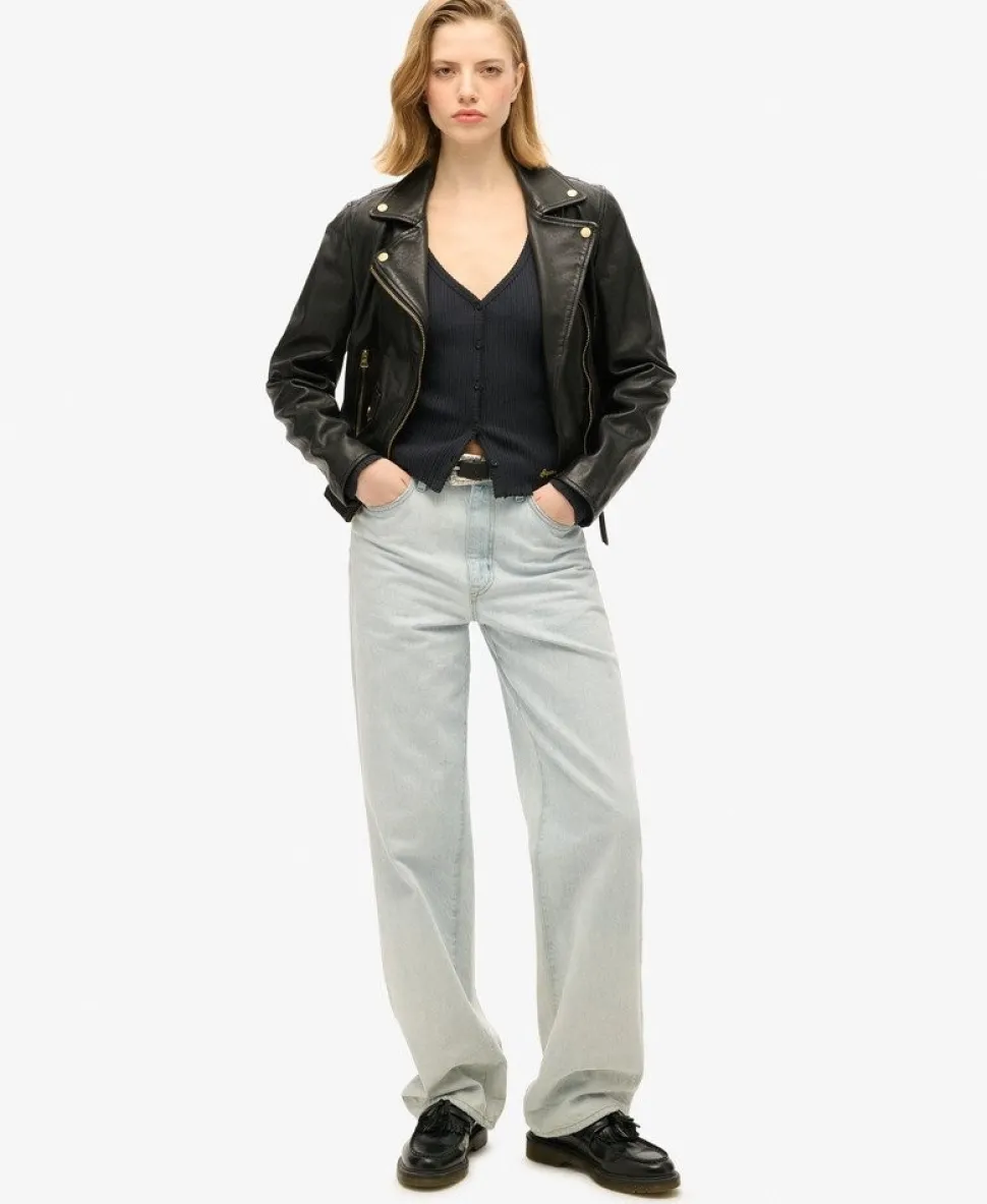 Essential Button Through Long Sleeve Top