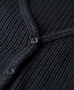 Essential Button Through Long Sleeve Top