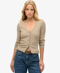 Essential Button Through Long Sleeve Top