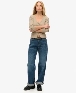 Essential Button Through Long Sleeve Top