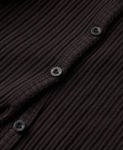Essential Button Through Long Sleeve Top