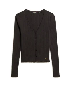 Essential Button Through Long Sleeve Top