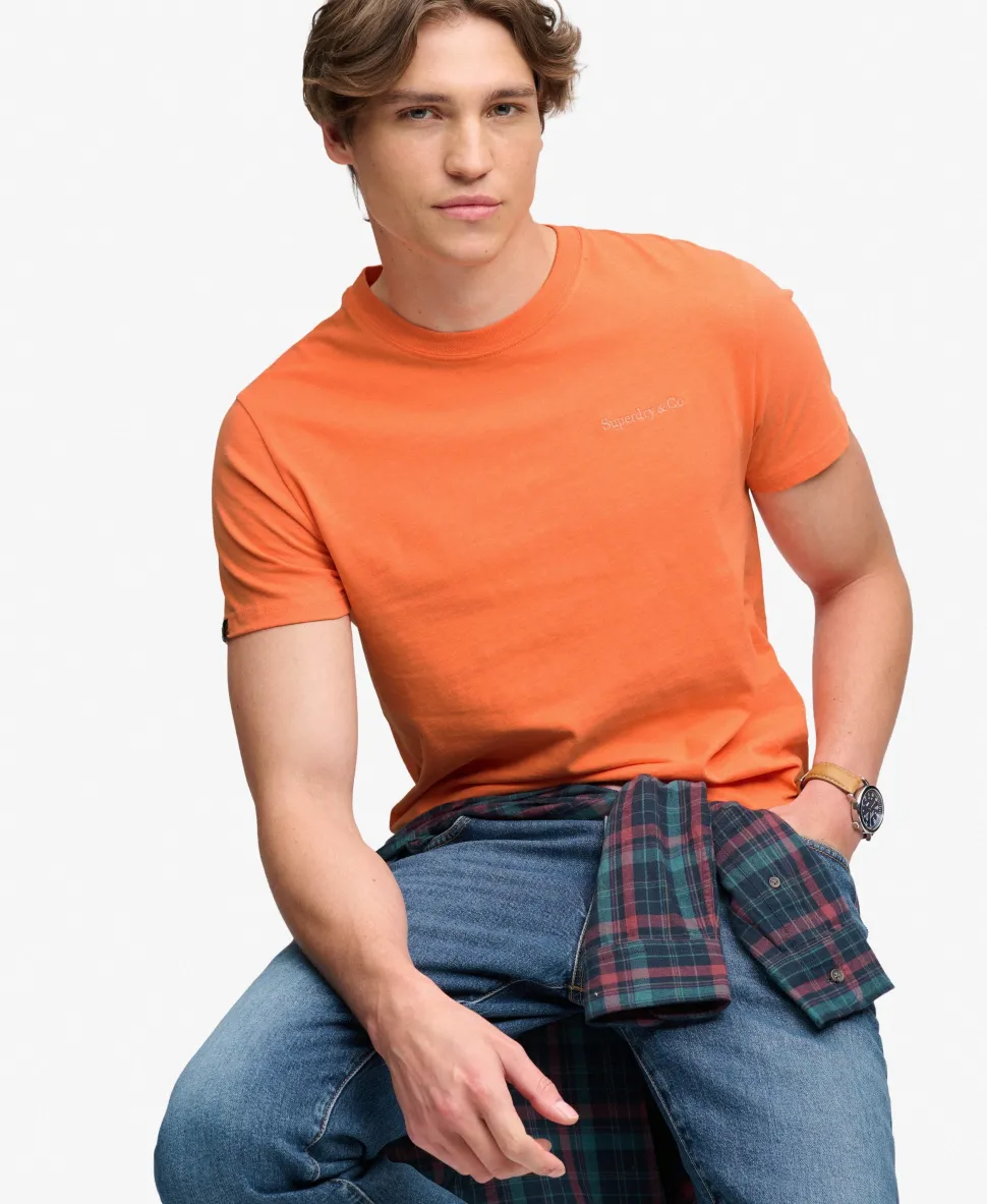 Essential Company Logo Embroidered T-shirt