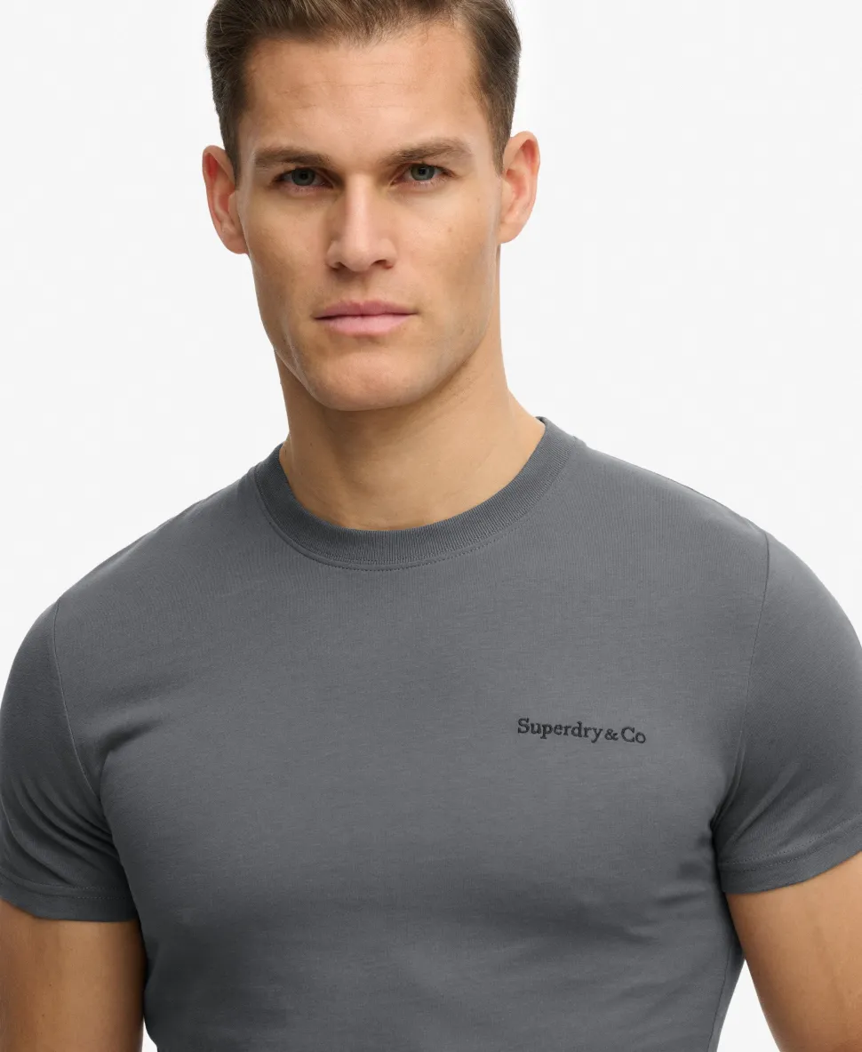 Essential Company Logo Embroidered T-shirt