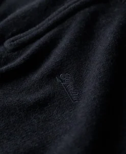 Essential Embroidered Knit Half Zip Jumper