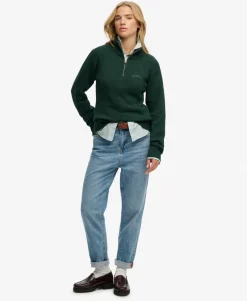 Essential Half Zip Knit Jumper