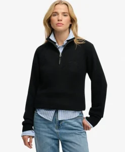 Essential Half Zip Knit Jumper
