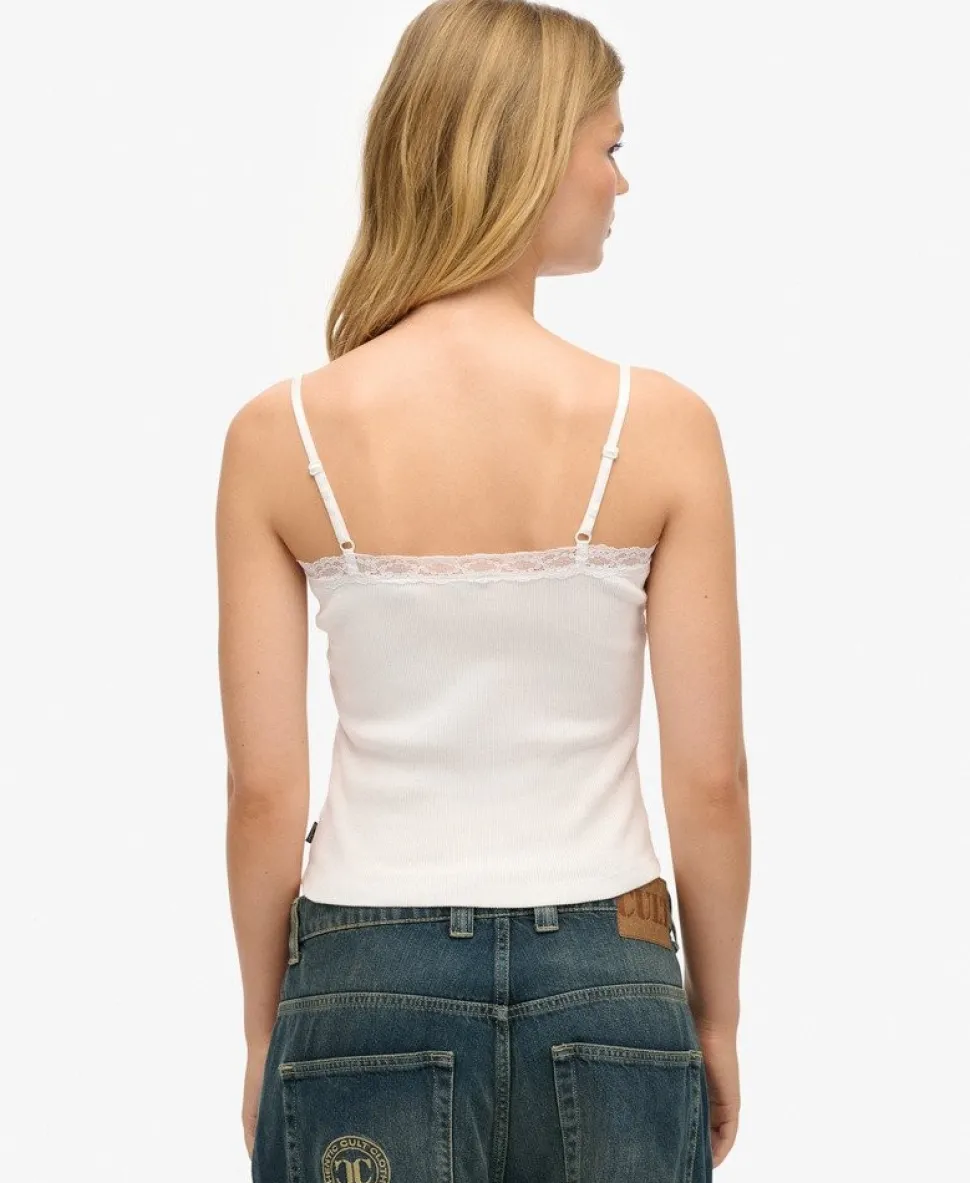 Essential Lace Trim Cami Top