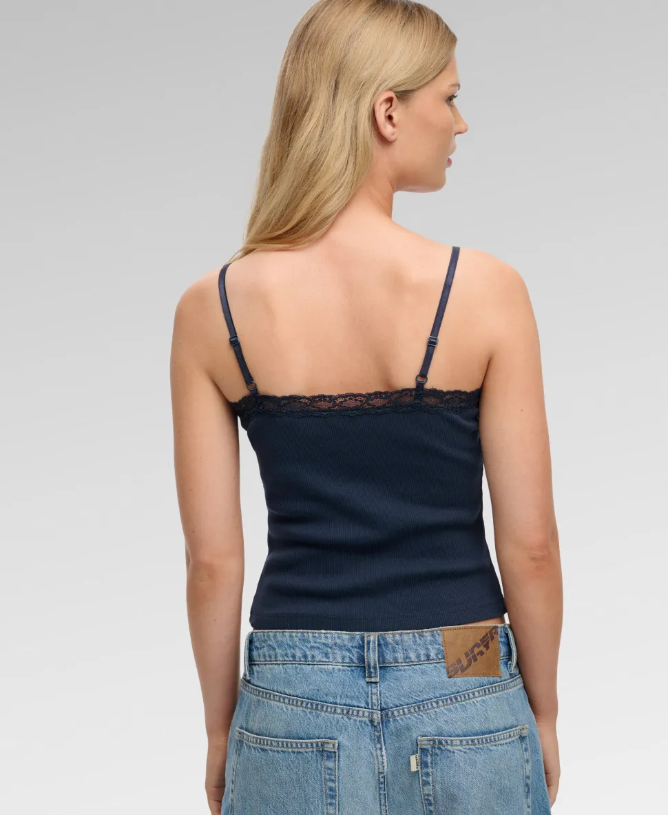 Essential Lace Trim Cami Top