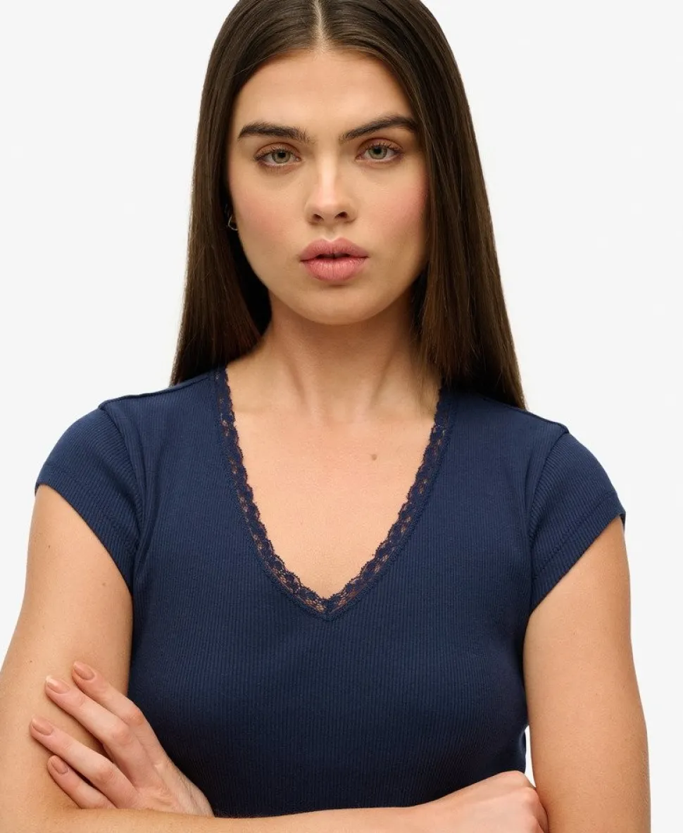 Essential Lace Trim Top