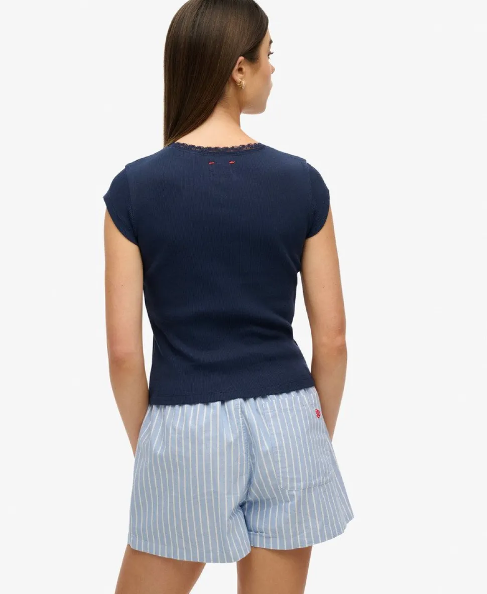 Essential Lace Trim Top
