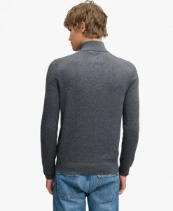 Essential Lightweight Wool Blend Half Zip Jumper