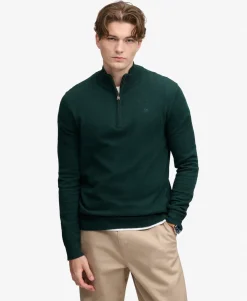 Essential Lightweight Wool Blend Half Zip Jumper