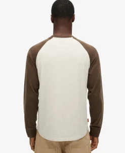 Essential Logo Baseball Long Sleeve Top