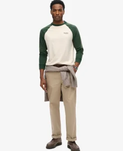 Essential Logo Baseball Long Sleeve Top