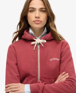 Essential Logo Cropped Zip Hoodie