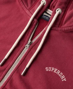 Essential Logo Cropped Zip Hoodie
