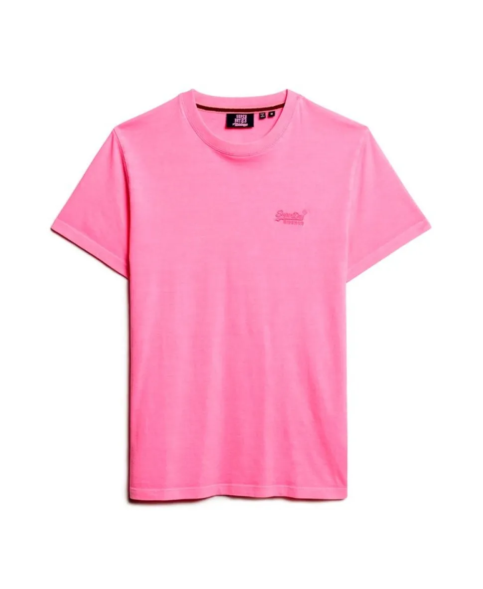Essential Logo Embroidered Neon T-Shirt