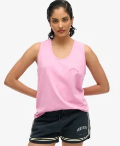 Essential Logo Garment Dye Vest Top
