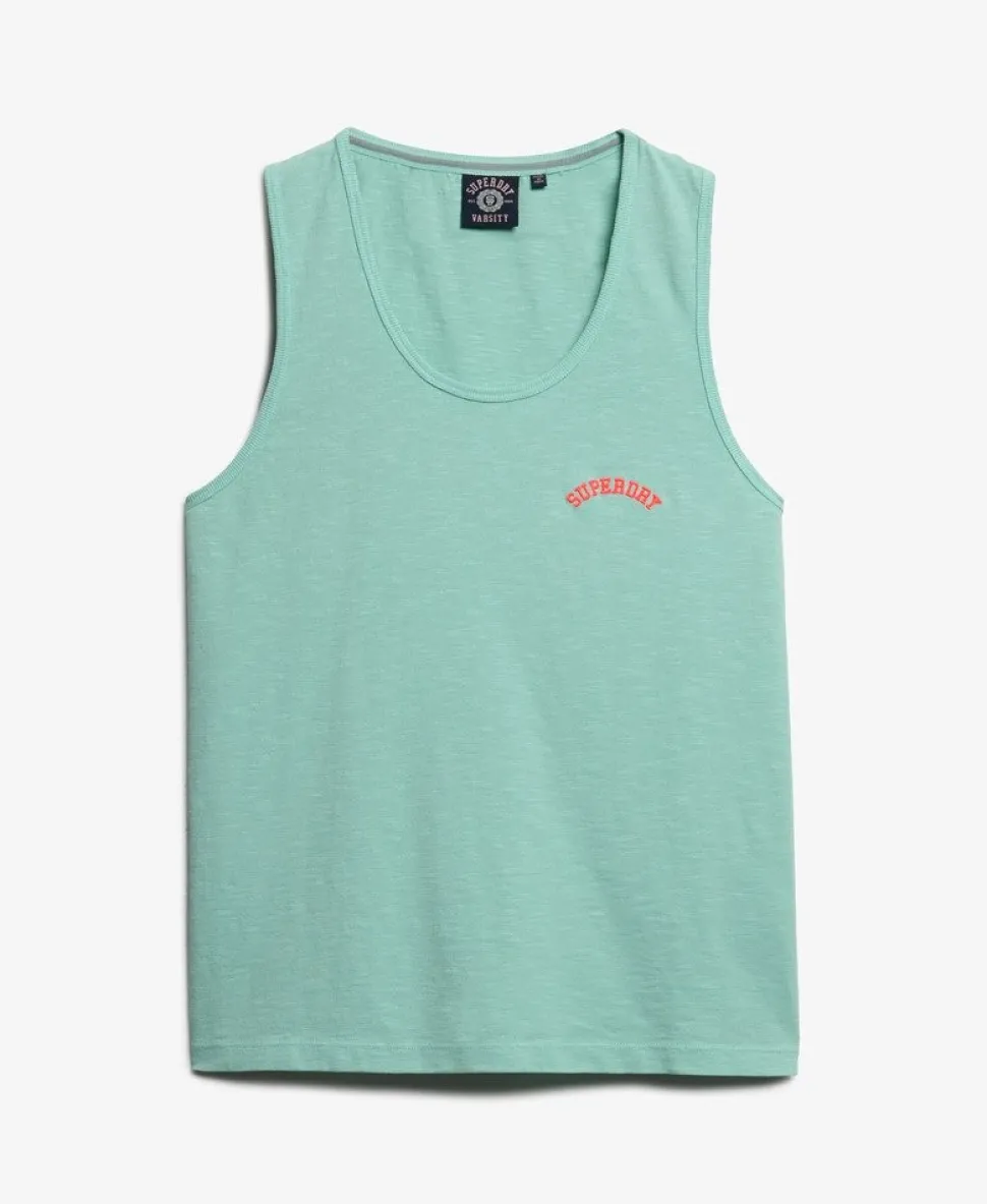 Essential Logo Garment Dye Vest Top