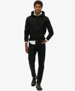 Essential Logo Half Brushed Hoodie