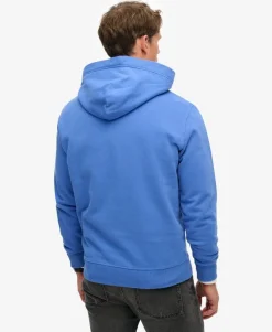 Essential Logo Half Brushed Hoodie