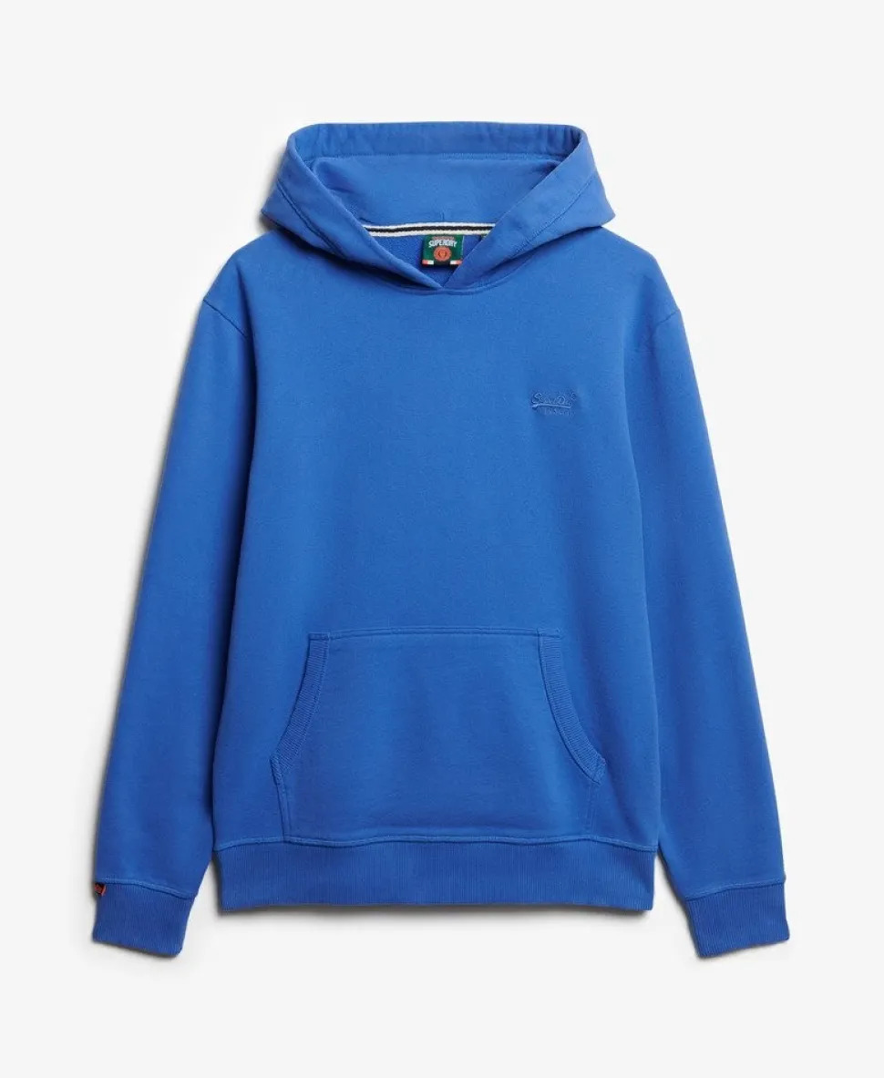 Essential Logo Half Brushed Hoodie