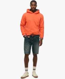 Essential Logo Half Brushed Hoodie