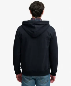 Essential Logo Half Brushed Zip Hoodie