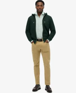Essential Logo Half Brushed Zip Hoodie